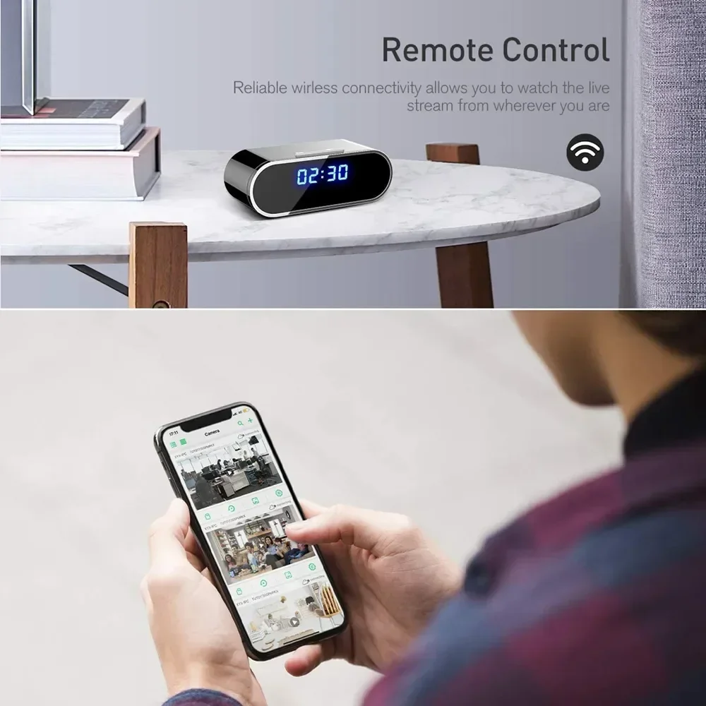 New upgraded version, 4K FHD m - Hidden Camera Clock ulasan dan harga