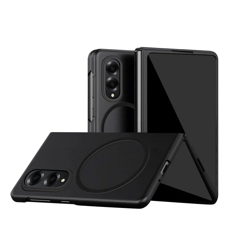 Pure Color Matte PC Thin Magnetic Phone Case For Samsung Galaxy Z Fold 8 7 6 5 4 Cover