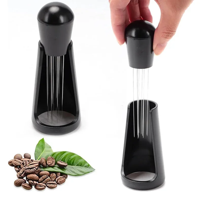 

Needle Tamper Distributor Espresso Accessories Coffee Stirrer Coffee Bar Accessories Stainless Steel Dispenser Barista Tools