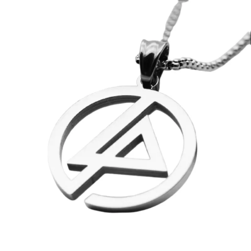 Linkin Park Logo Necklace, Personalized Metal Chain, A Must - Have for Rock Fans, Trendy and Fashionable Jewelry