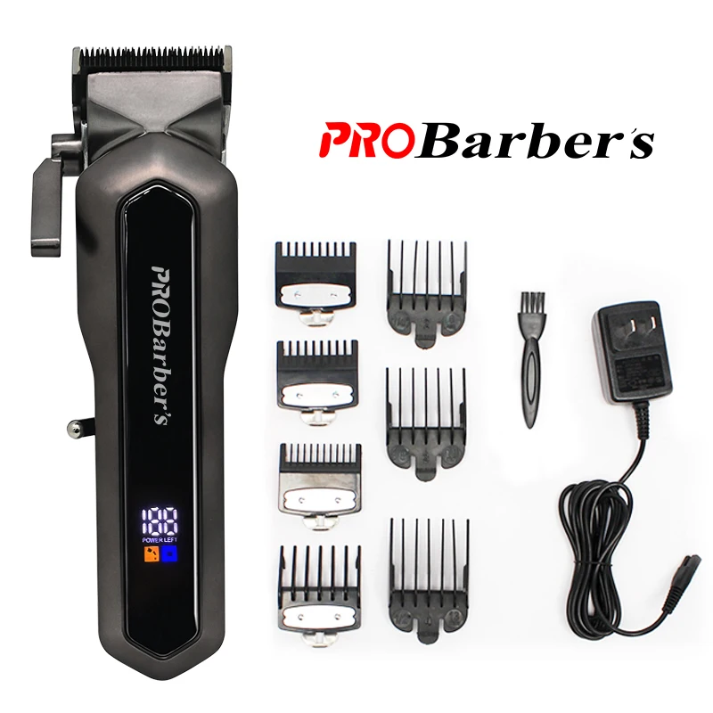 Hot Sell Wireless Hair Clippers Low Noise Professional Hair Trimmer USB Hair Trimming Machine For Men With Comb