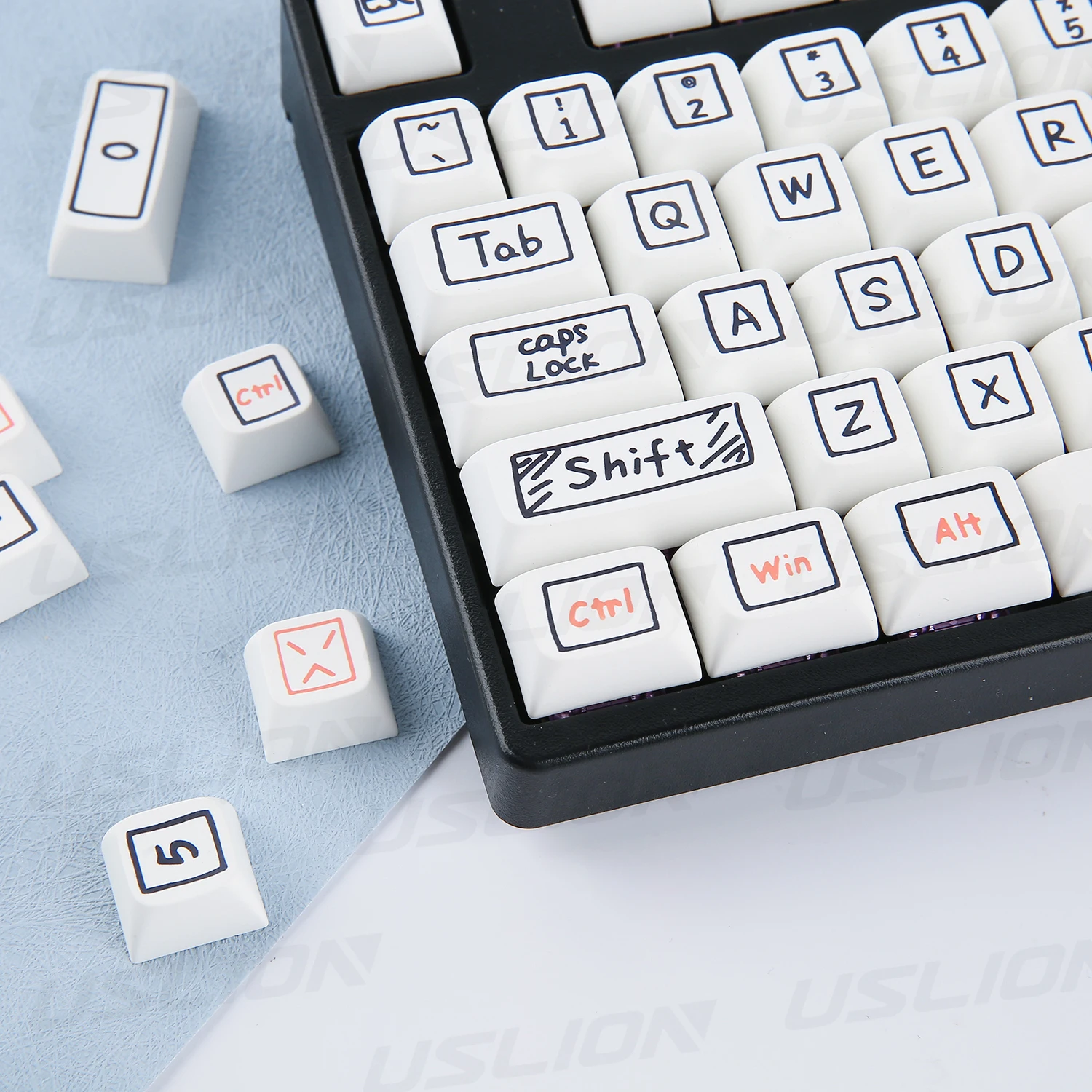 Колпачки для клавиш с граффити XDA профиль PBT колпачки для механической клавиатуры на заказ милые колпачки для клавиш аниме Набор колпачков для клавиш Tester68 Rk61 колпачки для клавиш