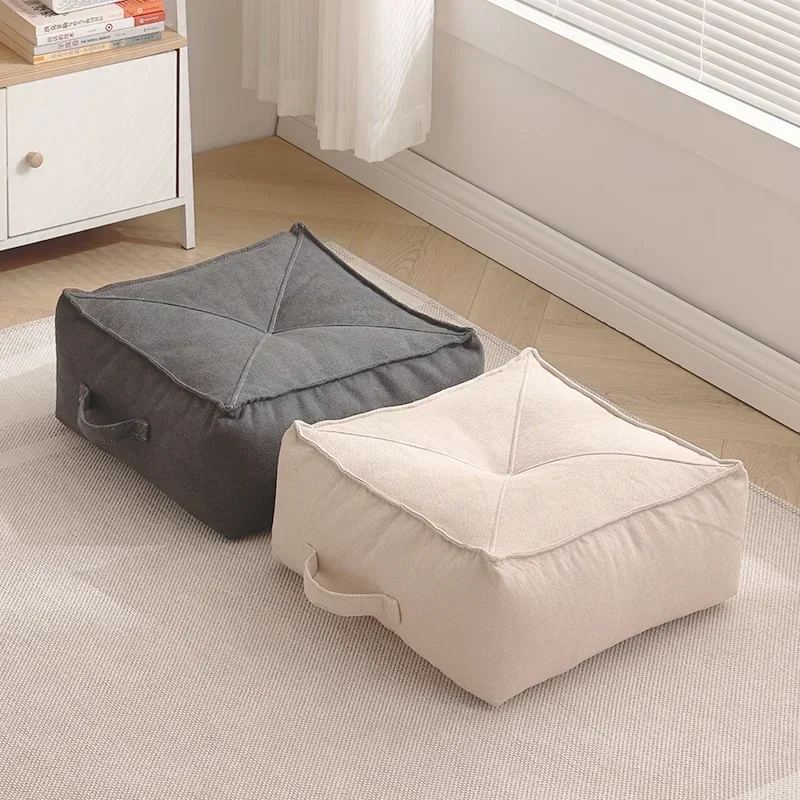 #Convenient Fabric Small Stool Home Modern Simple Balcony Small Sitting Pier Living Room Sofa Stools