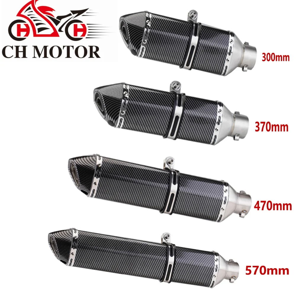Universeller 51MM kleiner sechseckiger Auspuff-Endschalldämpfer für S1000RR Z400 MT07 R3 CBR650 R1 DB-Killer, abnehmbar