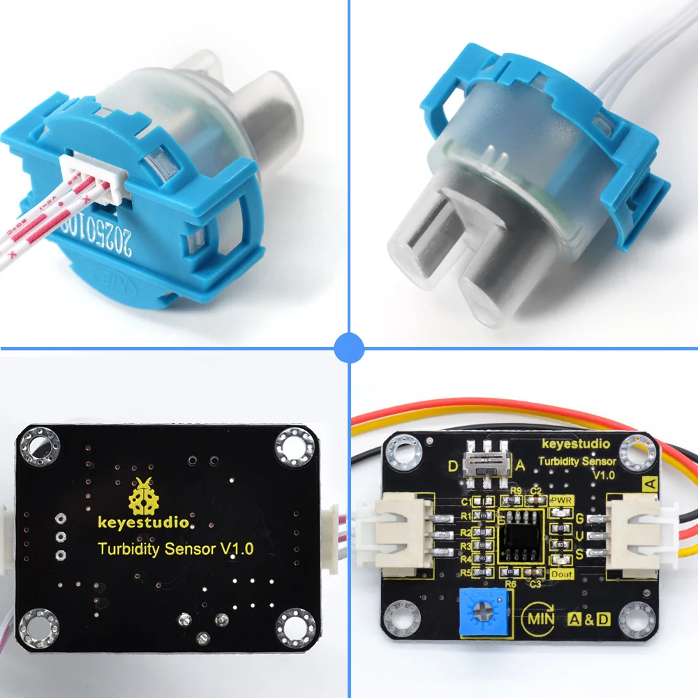 Keyestudio czujnik mętności V1.0 z przewodami do testowania wody Arduino