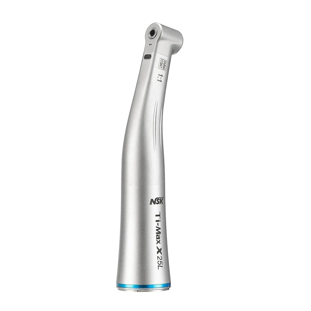 NSK Ti-MAX X25L Dental 1:1 Direct Drive Speed Fiber Optic Spray Air On/Off Switch Dentistry Low Speed Handpiece Fit E Type Motor