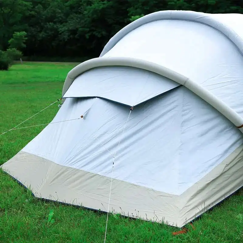 Outdoor Camp Two Bedroom InfIatable Camping Tent Oxford Cloth Size For 6-8 People