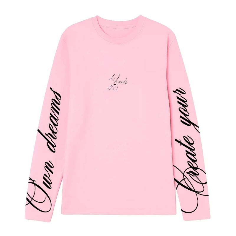 

European and American winter new style men's and women's loose casual tops, T-shirts with American letter printing, long-sleeved