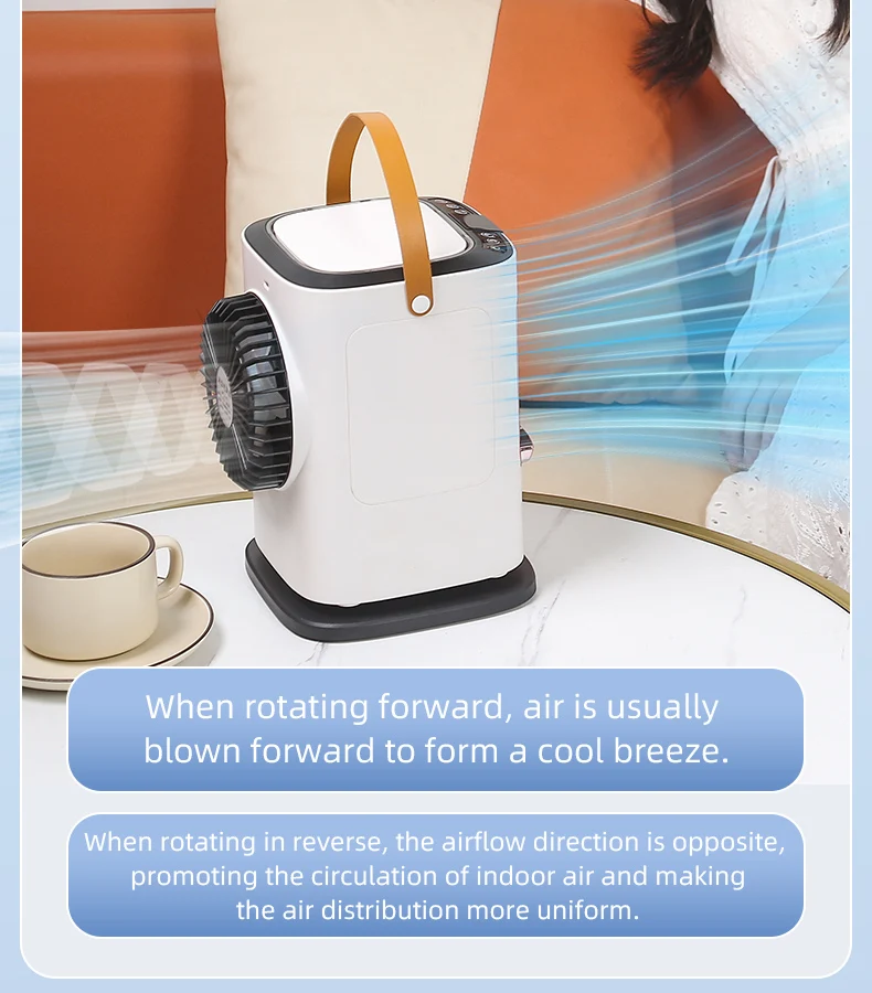 Humidification Refrigeration Small Fan Portable Mini Electric Cooling Fan 2nd Generation Negative Ion Desktop Fan Healthy Cool