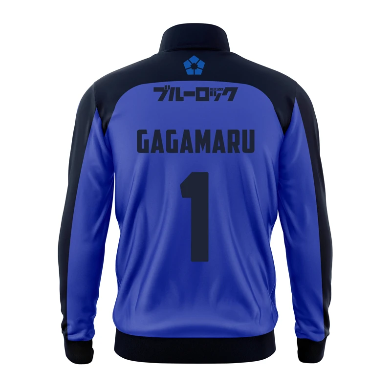 Anime Japanese Blue Lock Isagi Yoichi Football Jersey Jacket Cosplay Hyoma Chigiri Meguru Bachira Coat Hip Pop Children Clothes