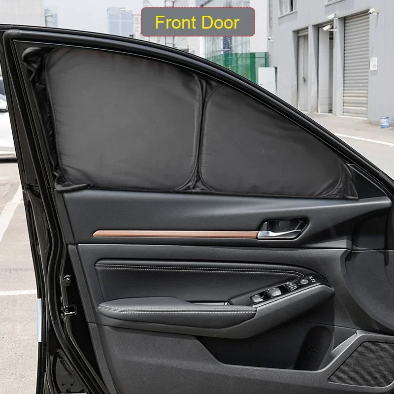 

For NISSAN ALTIMA L34 2019-Present Car Black Window Privacy Sunshade Anti-UV Heat Insulation Protect Cover Interior Accessory
