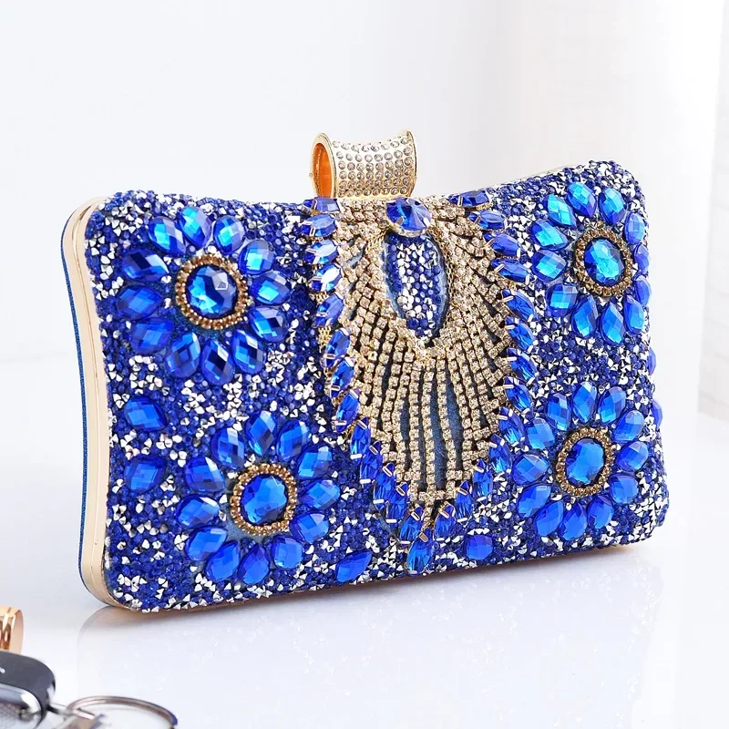 Luxury Designer Tote Bag Rhinestone Evening Bags for Women Ladies Bling Clutch Bags for Wedding/party Female Purses and Handbags