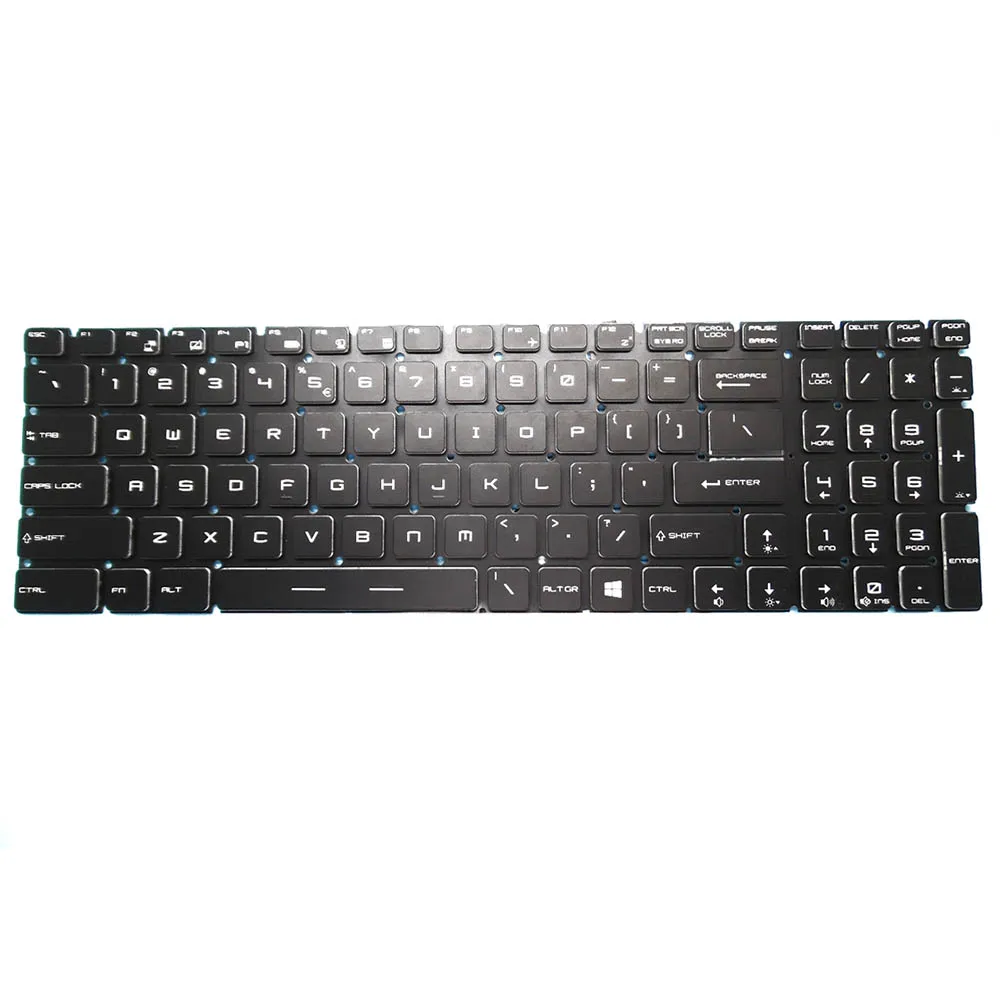 English US Laptop Keyboard For RABOOK G5-P5 G7-X7 F007 T3 T5 T6 F007S F007Y F660 F660s F660P F660D Black With Backlit