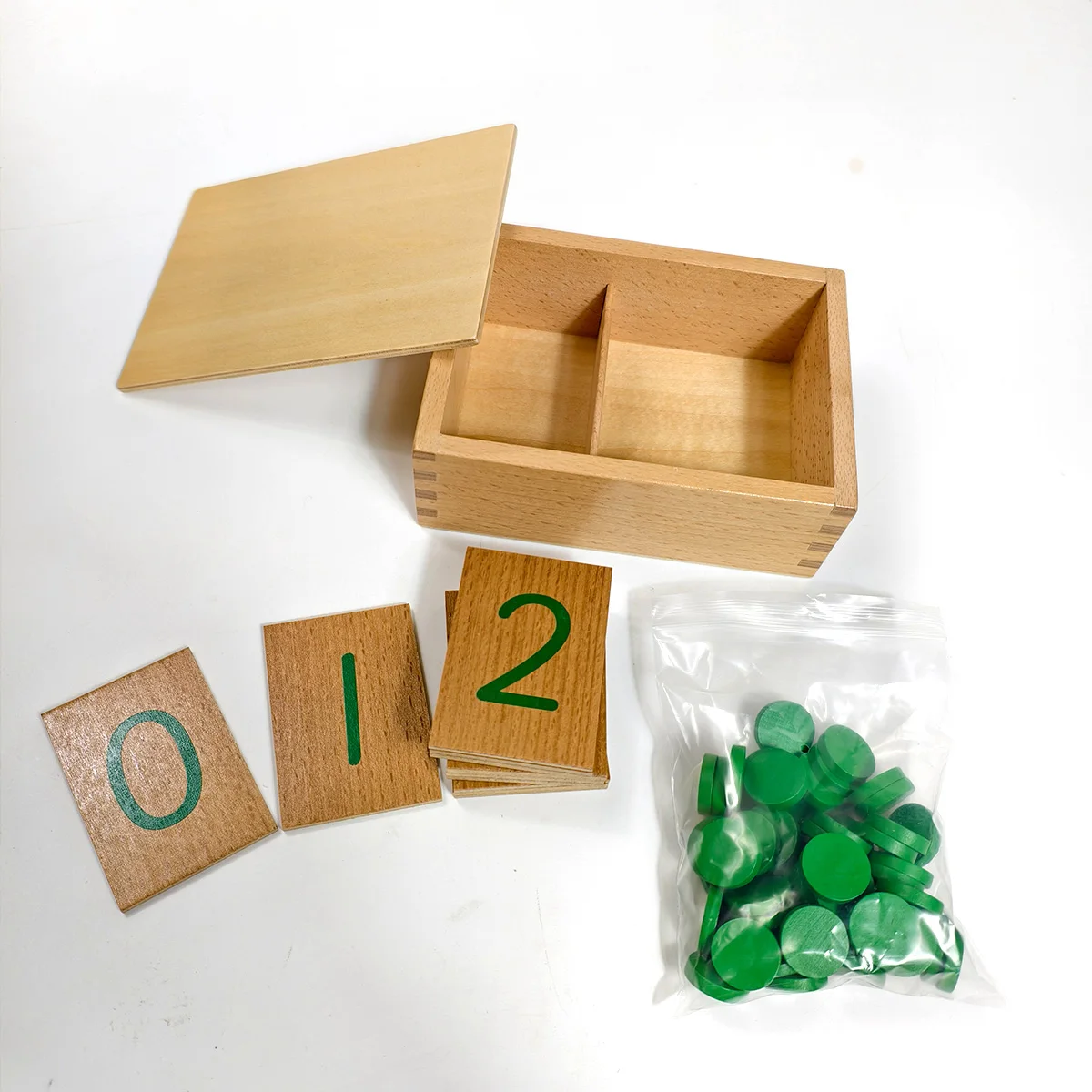Numbers and counters montessori materials wooden toys early age maths 3-6 years girls boys educational toys