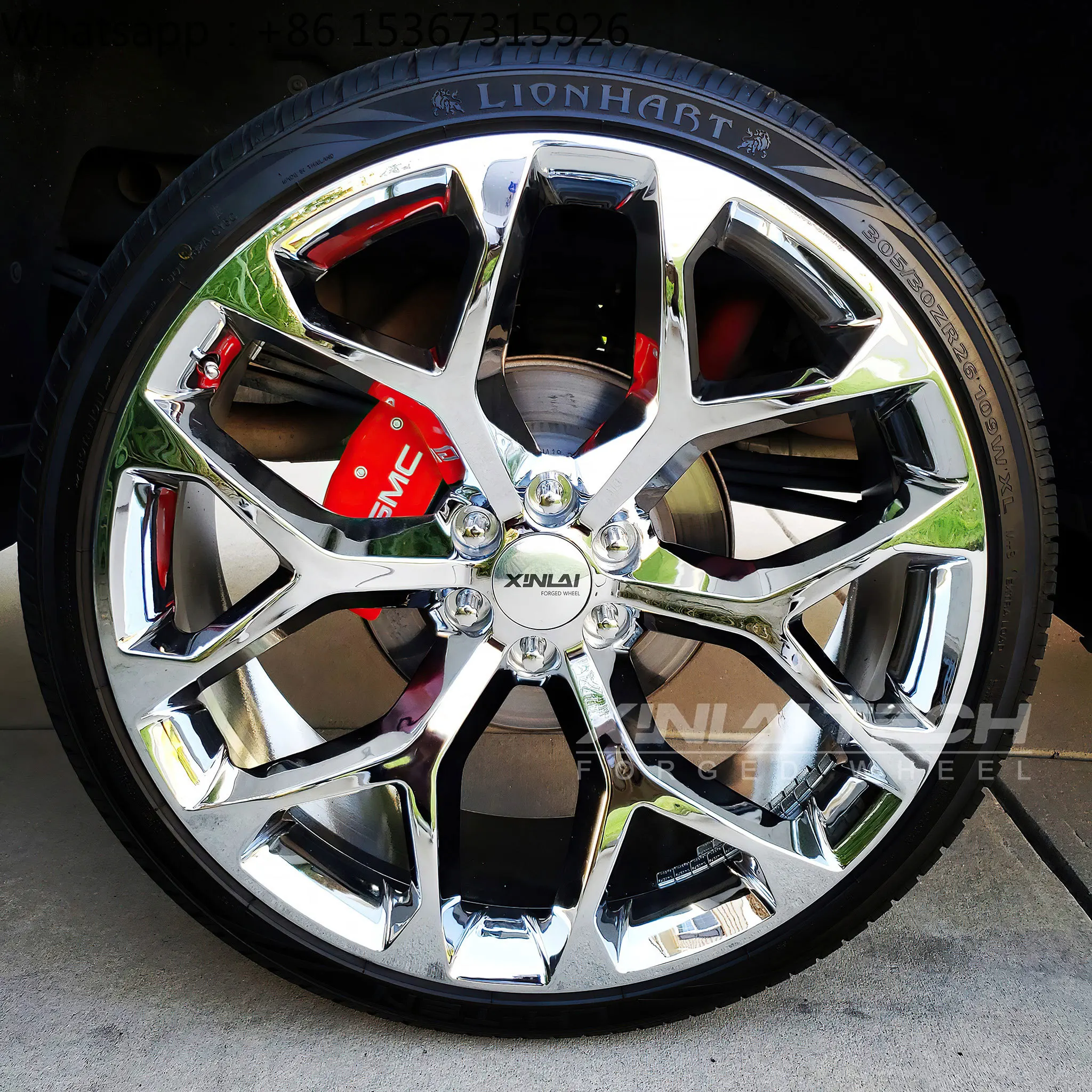 

22 24 26 Inch Forged Chrome Alloy Wheels 6x139.7 for Chevrolet Silverado1500 Yukon Cadillac Escalade