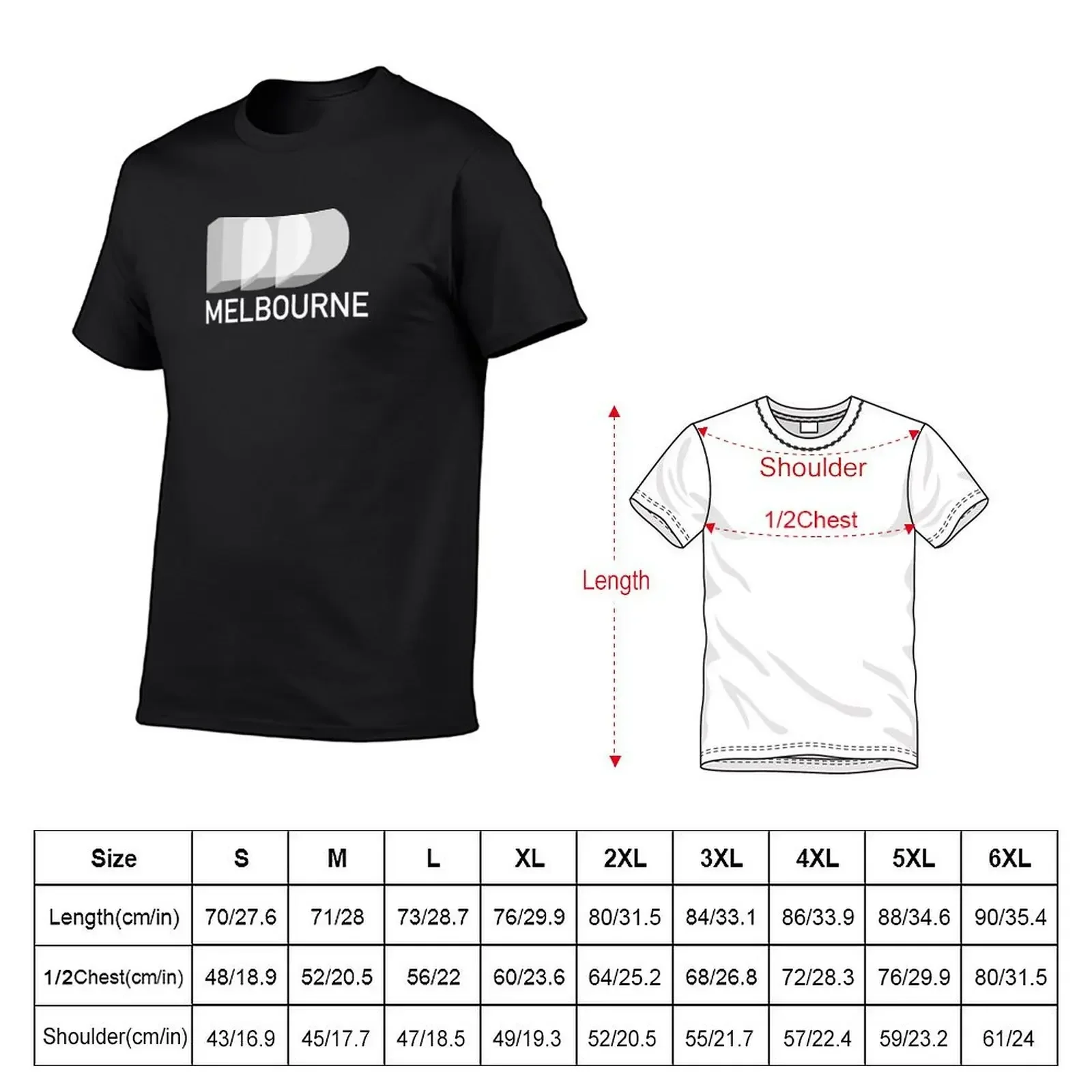 DDD Melbourne White Logo T-Shirt tees graphic shirts graphics rapper graphic tees sweat shirts, men