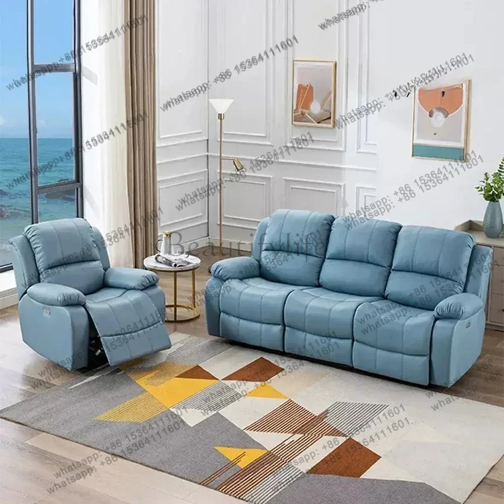 Genuine Leather Manual Electri - огляд і ціна Home Cinema Couch