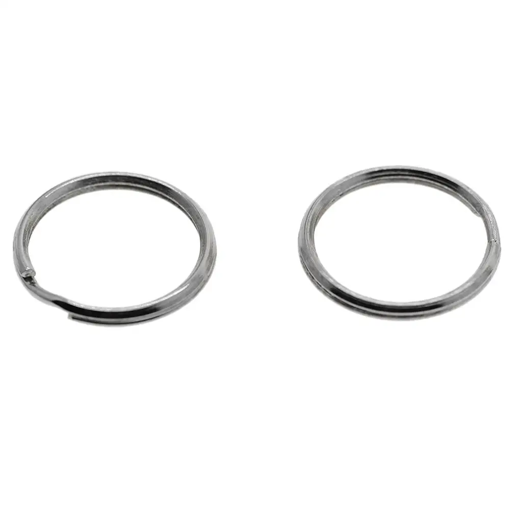 Split Ring Key Rings Jewelry Metal Jump Rings Connector for DIY Crafts and Key Organization Projects