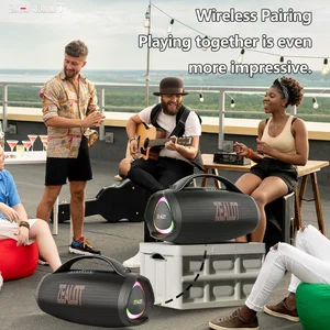 Zealot S98 160Wワイヤレススピーカー、DSPテクノロジー、RGBライトワイヤレスHIFIサウンド品質、36000mAhバッテリー、60時間のプレイタイム。 8ベストセールスZealot S -№6