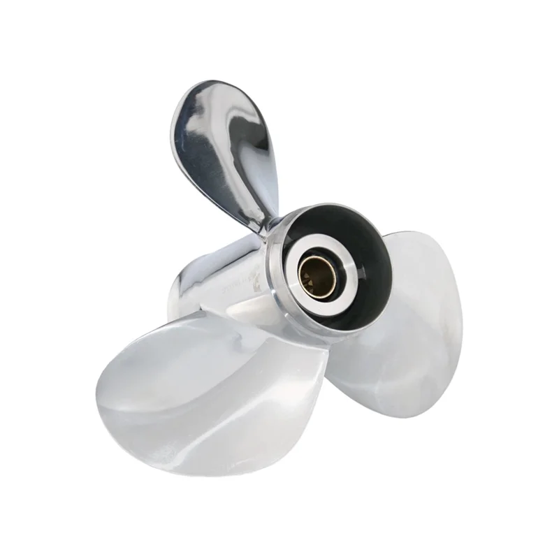 

For Engine 25-60 HP Marine Stainless Steel Outboard Propeller 3 Blade 11X15 Fit 13 Spline Tooth 663-45943-01-EL