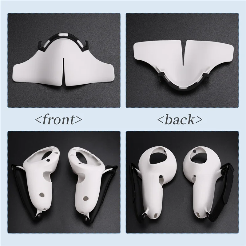 حزام VO-Halo لوحدة التحكم Meta Quest 3 يغطي غطاء العدسة حجب الضوء، وسادة الأنف وغطاء الوجه لملحقات Quest 3 أ