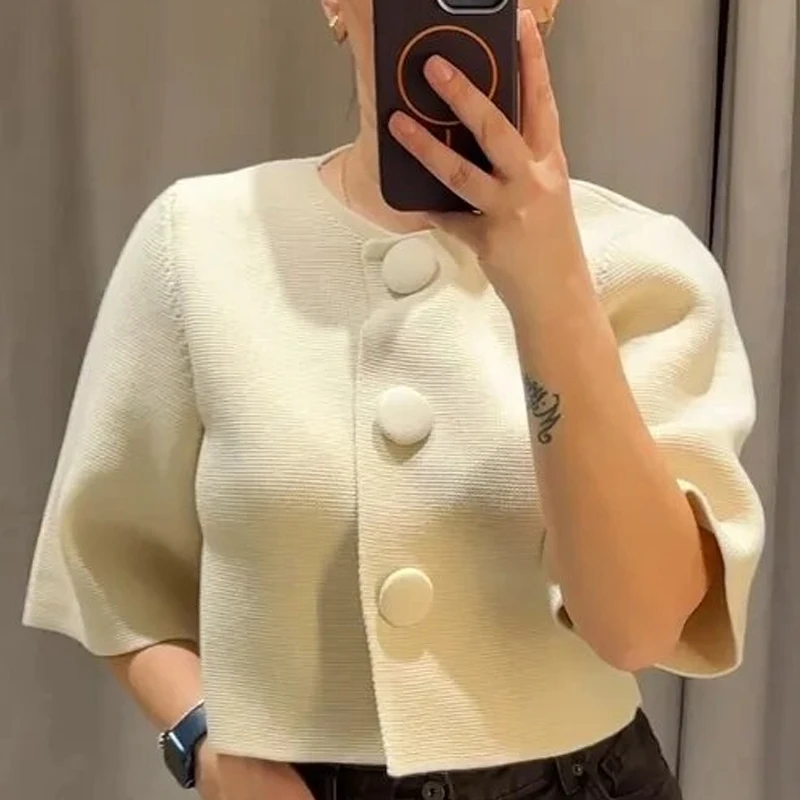 Thumbnail 2 - #12 Best Womens Cropped Knit Sweaters to Buy In 2026