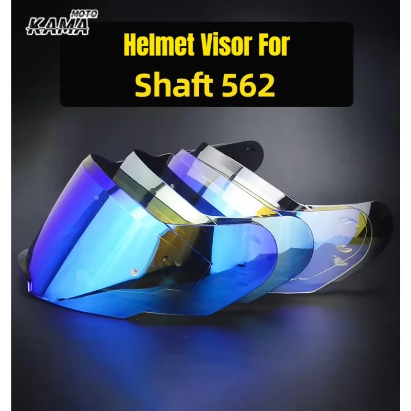 Motorcycle Helmet Visor Lens For Shaft 562 Replace Anti-UV Anti-Scratch Dustproof Wind Shield Motorcycle Equipments Accessories