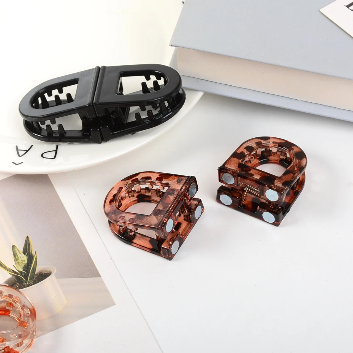 Magnetische Haarklammern mit starkem Halt, professionelle Salon-Sektionierklammern, rutschfeste Styling-Clips für Frauen und Mädchen, Haarstyling-Werkzeugset – Detail 3