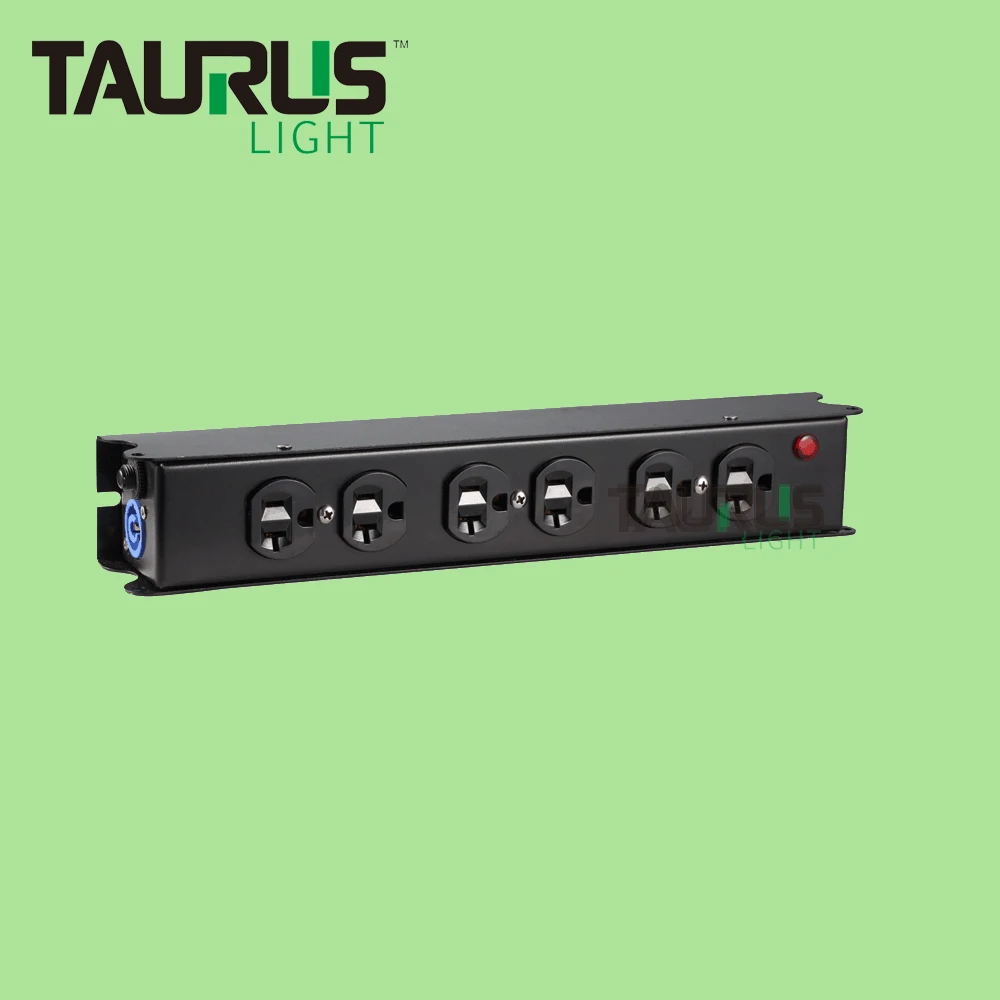 Small Portable Power Rack with 6 Way Edison Output Box