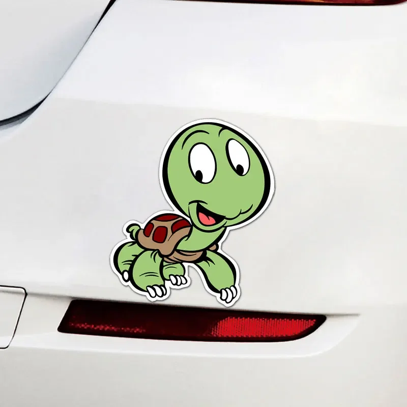 Car sticker various sizes decal baby turtle car sticker waterproof bumper rear window PVC waterproof and sunscreen 15cm