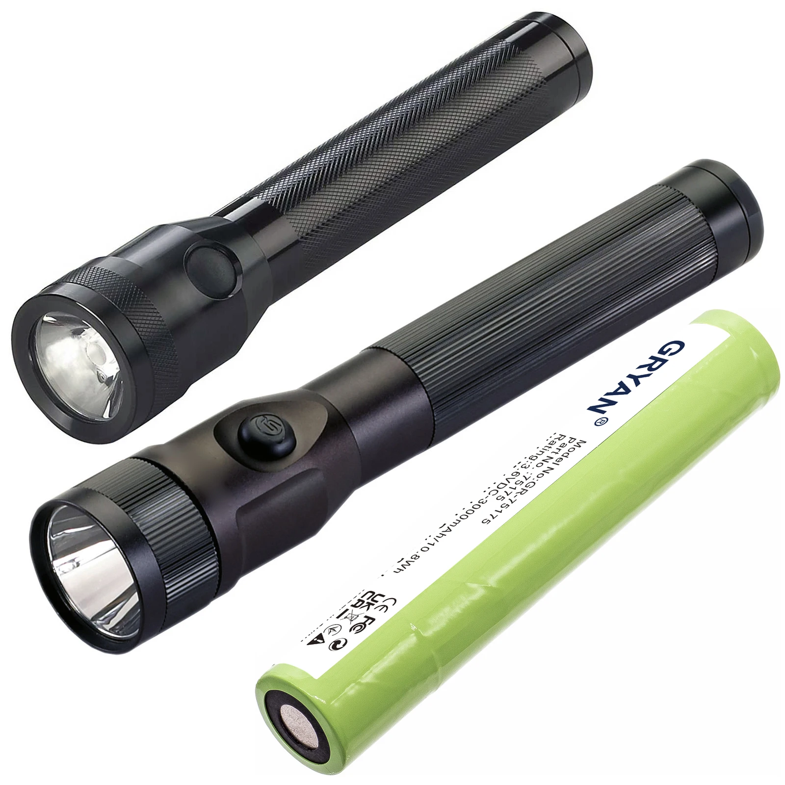 GRYAN Flashlight 3000mAh Battery For Streamlight 75175 75375 Except UltraStinger PolyStinger LED HAZ-LO HP Stinger XT HP view 5