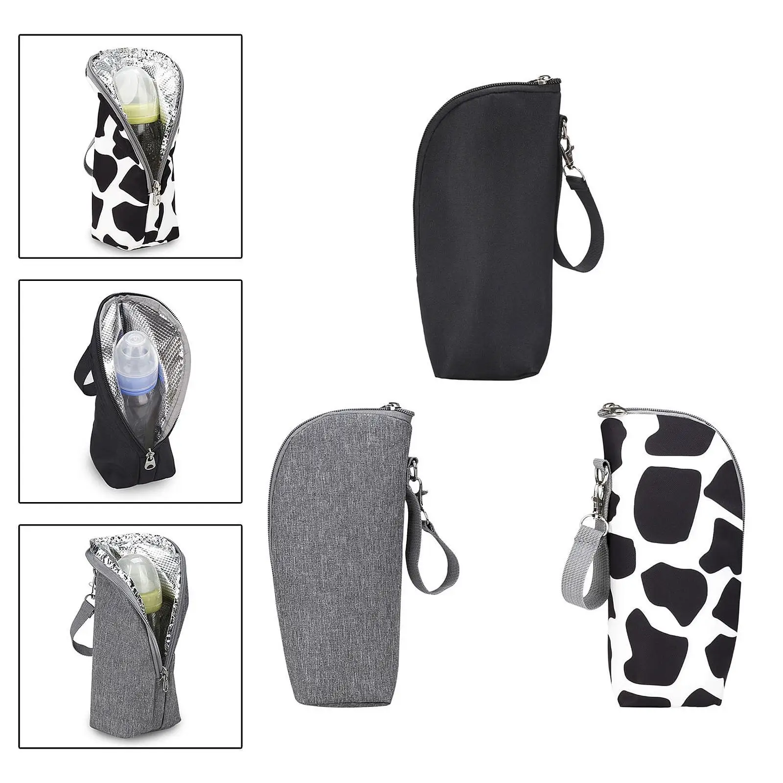 Baby Bottle Tote Bag for Nursing Mom Thermal Portable Nursing Bottle Cooler