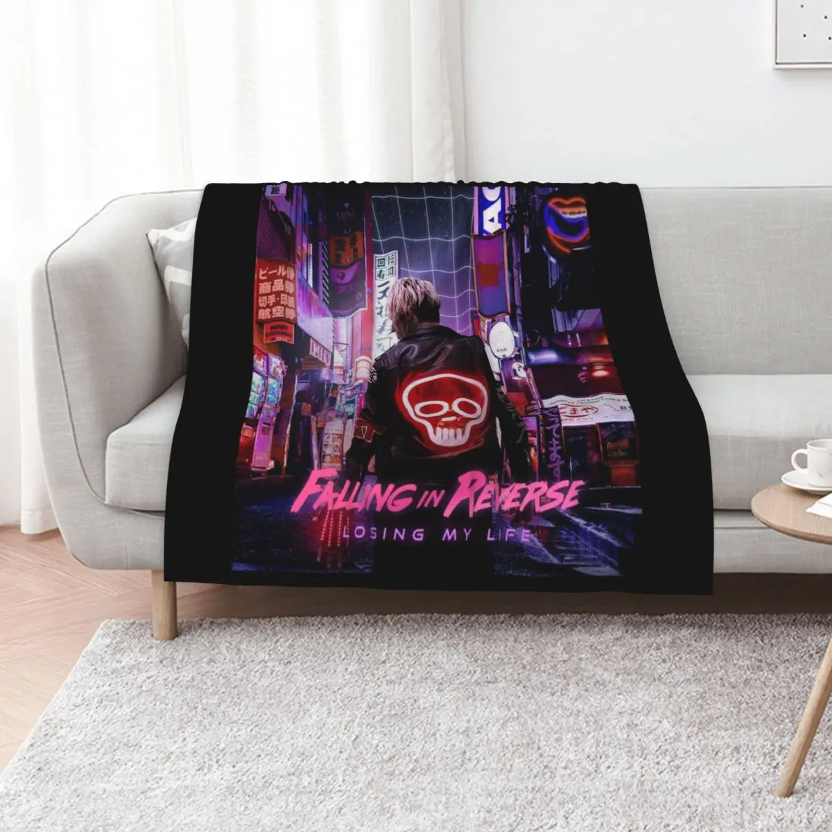 Losing my life Throw Blanket Giant Sofa christmas decoration cosplay anime Blankets For Sofas For Baby Heavy Blankets