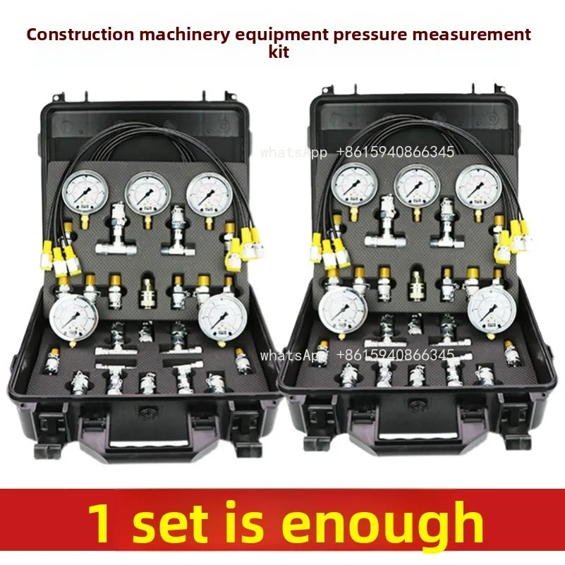 Construction machinery pressure gauge set pressure detector pilot pump excavator instrument
