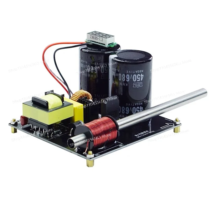 A Simple Single Stage Coil Gun DIY Kit Physical Experimental Equipment for High-voltage Electromagnetic Guns