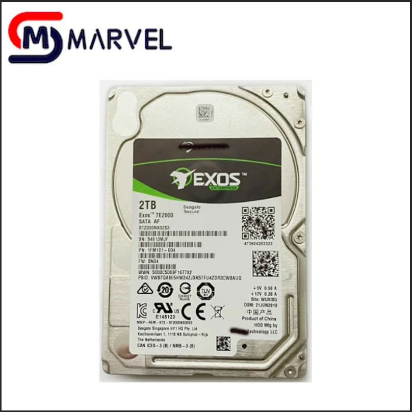 

ST ST2000NX0253 Exos 7E2000 2TB SATA 6Gb/s 7200 RPM 2.5” Hard Drive HDD