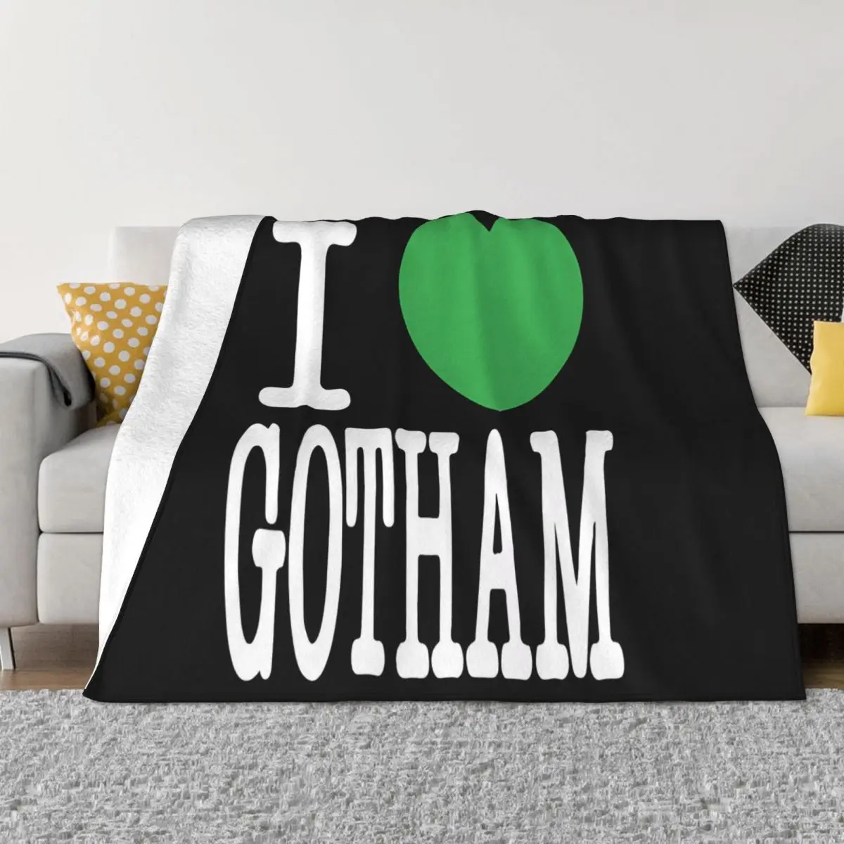 Number Nine - I Love Gotham Quilt Bed Blanket Couple Blankets Thin Wadding Blanket Throw Blanket