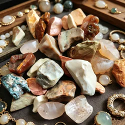 Natural Alxa Agate Gobi Stone Fish Tank Stone Strange Stone Collection Stone Crystal for Jewelry Making Home Decoration Stone