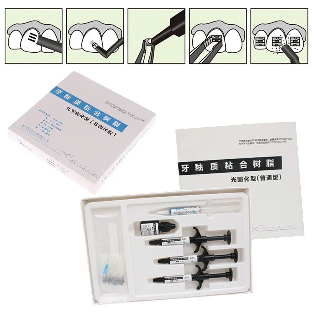 

Pro Dental Orthodontic Bracket Adhesive Teeth Enamel Light Curing Bonding Glue Self Cure Resin Soft Gel Dentist Clinic Supplies