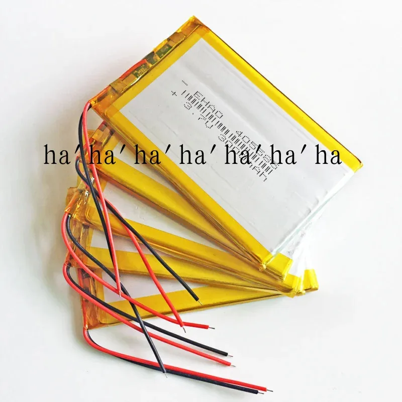 

Lot 5 PCS 3.7V 3000mAh 405585 Lipo Rechargeable Battery power For DVD Tablet PC