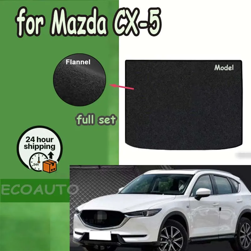 

Коврики в багажник PRIMEMAT для Mazda CX-5 2017-2024, поддон для багажного отделения