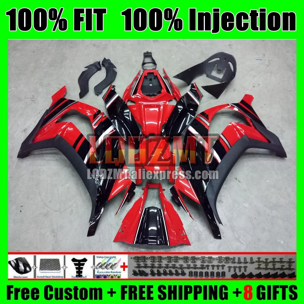 Kit For KAWASAKI NINJA ZX-10R ZX1000 2016 2017 2018 2019 2020 62No.67 ZX Factory Red 10R 1000 10 R ZX10R 16 17 18 19 20 Fairing