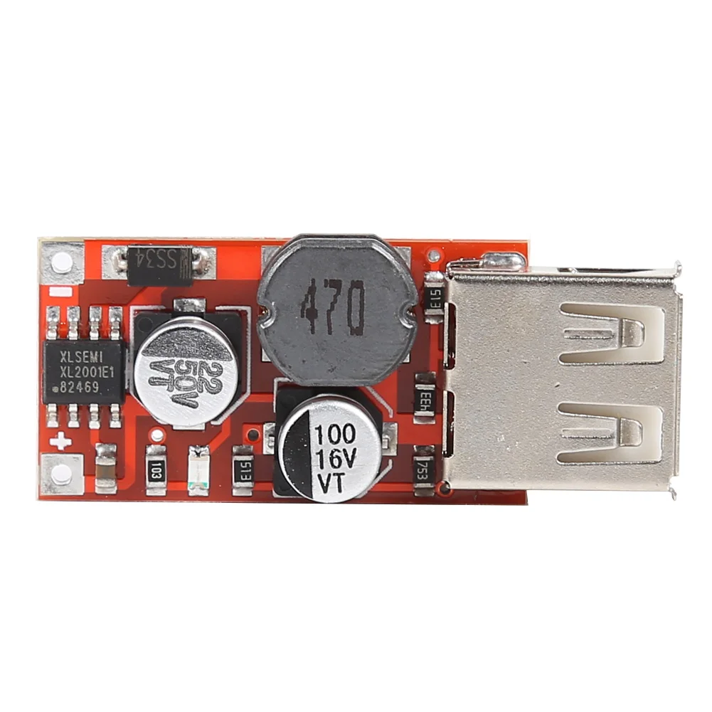 DC-DC HW-676 9V/12V/24V do 5V ładowarka obniżona moduł zasilania 3A wyjście USB Regulator ładowarka samochodowa Buck tabliczka znamionowa