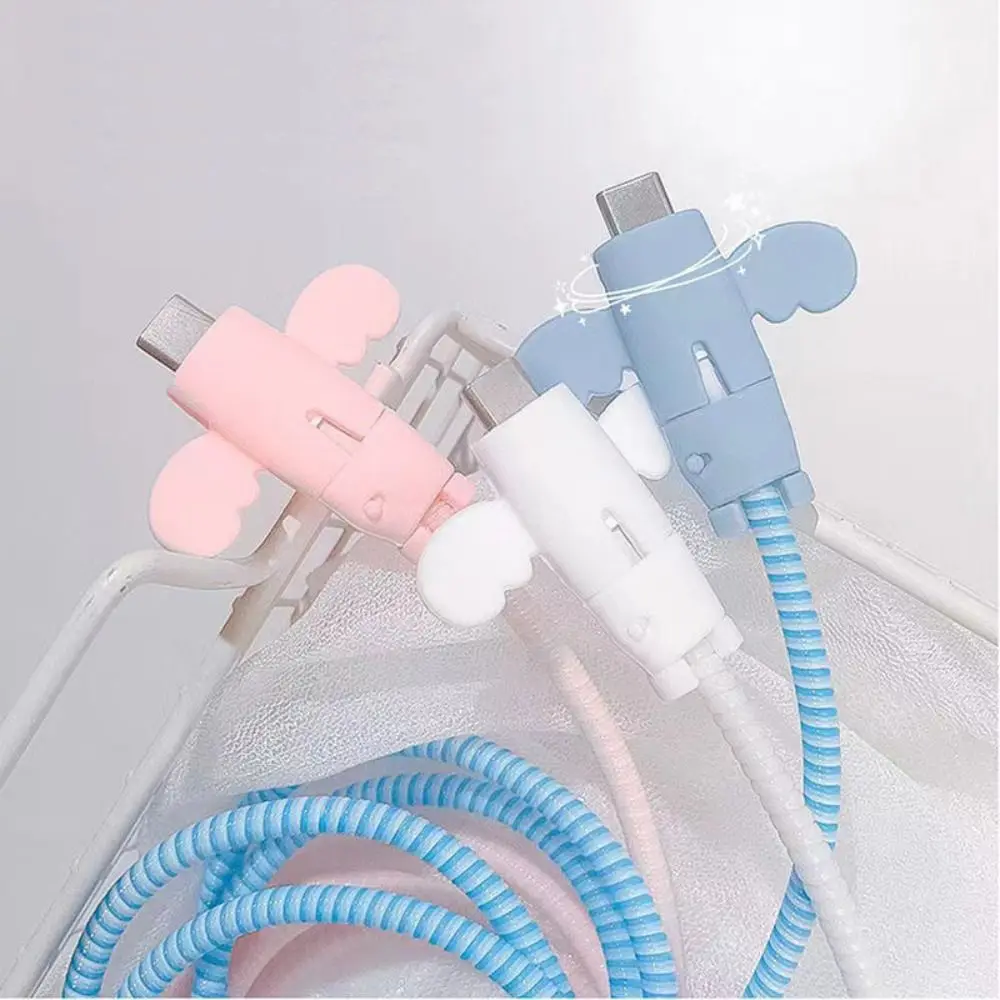 Cute Silicone Cable Protection Charging Protective Cable Saver Data Line Protector USB Charging Cable Cover Charging Cord