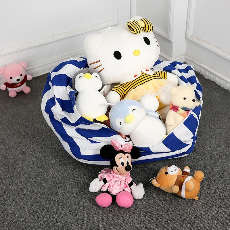 Children\'s Plush Toy Storage Beanbag Set Comfortable Lazy Sofa Beanbag Storage Stuffed Chair Children\'s Toy Zipper