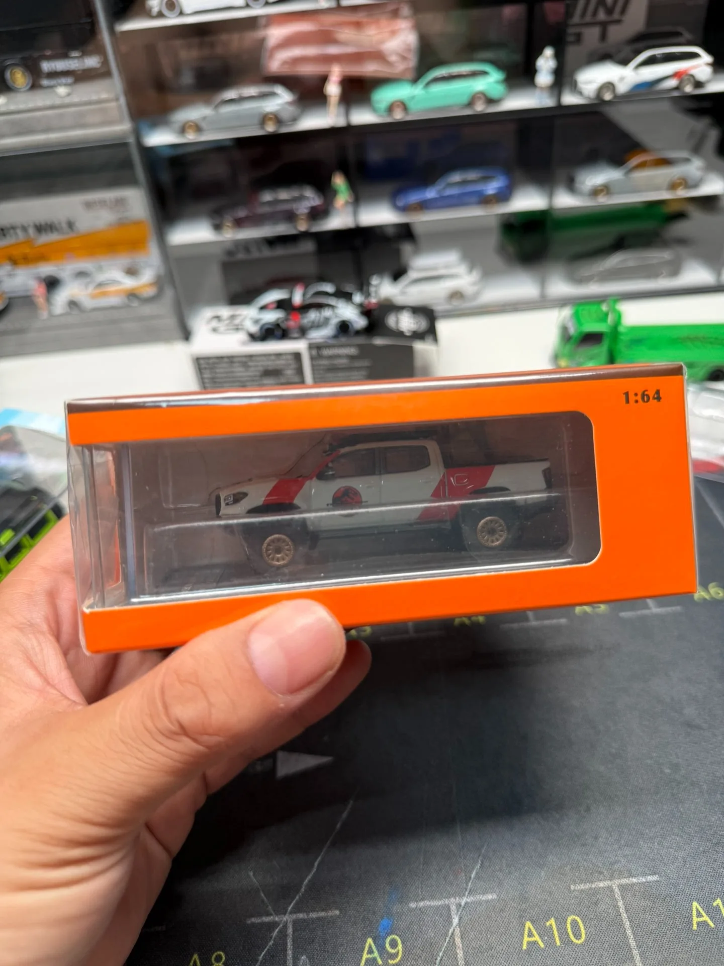 ダイキャスト-gcd-1-64-スケール-トヨタ-タコマ-合金製カーモデル