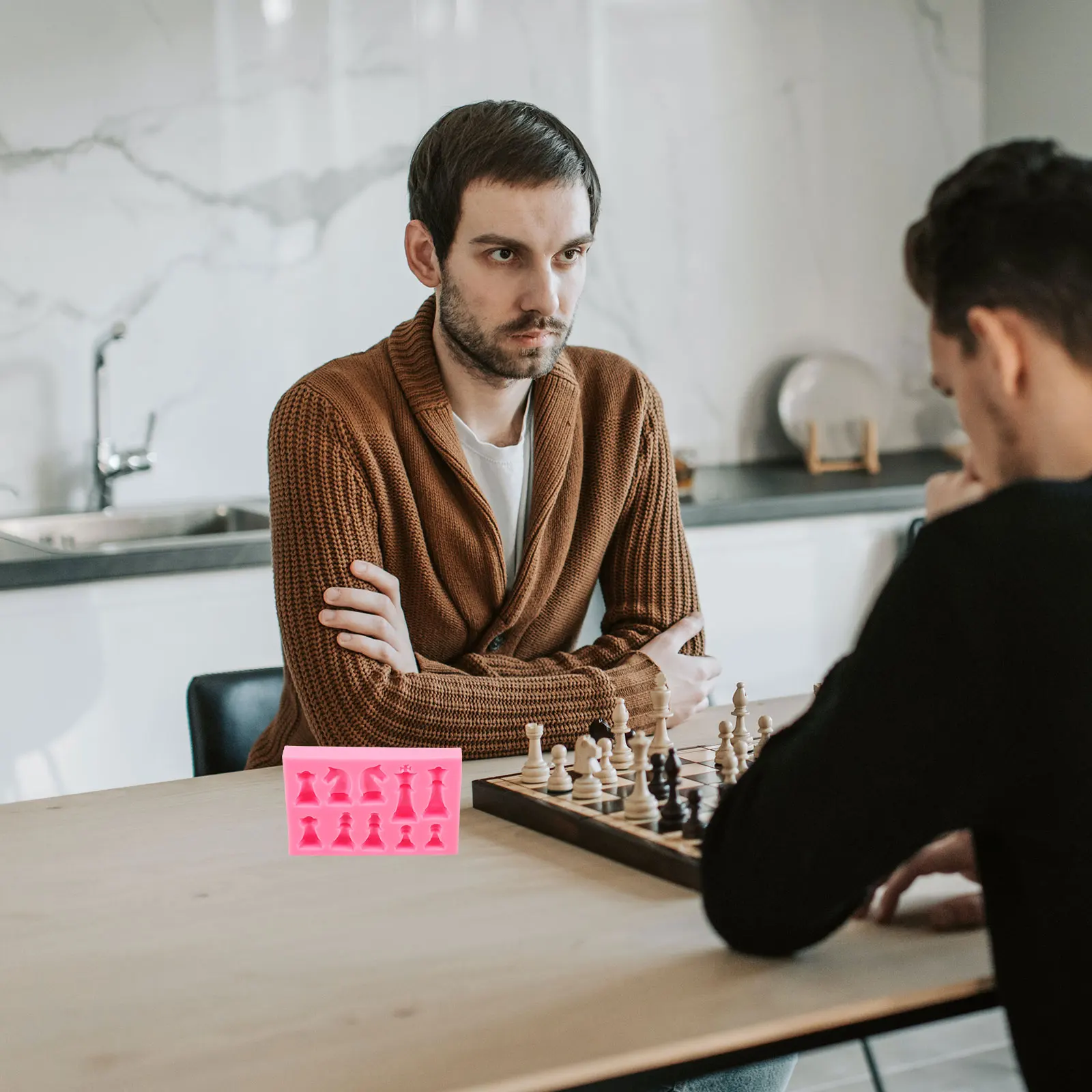 

1 Set Silicone Chess Mold For Diy International Chess Pieces Making Reusable Craft Molds Resin Casting Kit Smooth Release Easy