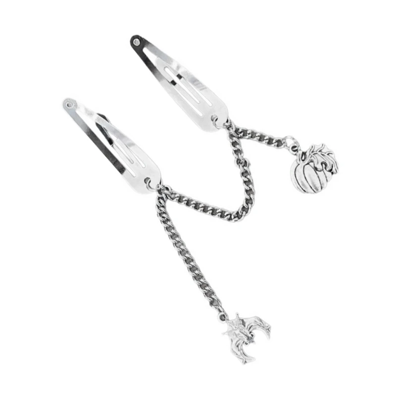 Jepit Rambut Sederhana Pin Rambut Silang Anti Karat 2000S Klip Samping Punk Jepit Rambut Tipis Dekorasi Rambut Tipis Hadiah