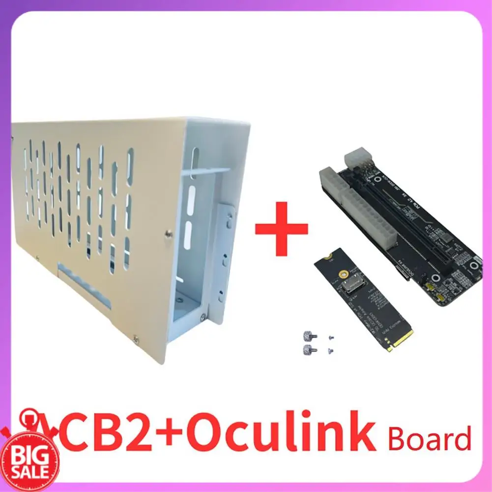 صفقة كبيرة لـ Oculink/M.2 Nvme بطاقة الرسومات الخارجية للكمبيوتر المحمول EGPU حافظة GPU Dock PCIE 4.0X4 Gen4 بطاقة توسيع GDP للكمبيوتر المحمول