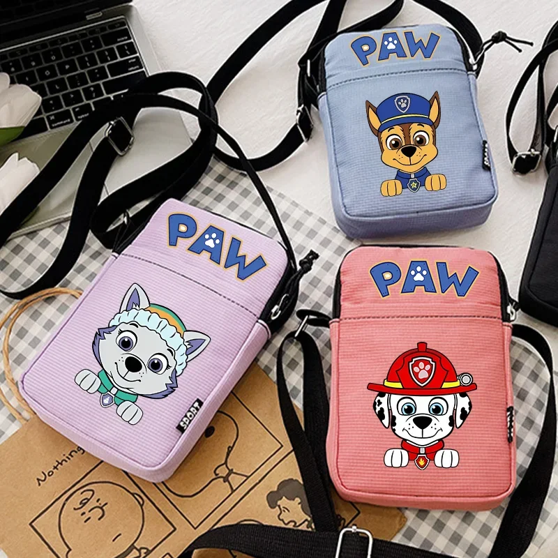 Paw Patrols Child Shoulder Bag Cartoon Chase Sky Messenger Bags Marshall Mini Phone Pocket Square Kawaii Boy Girl Birthday Gifts